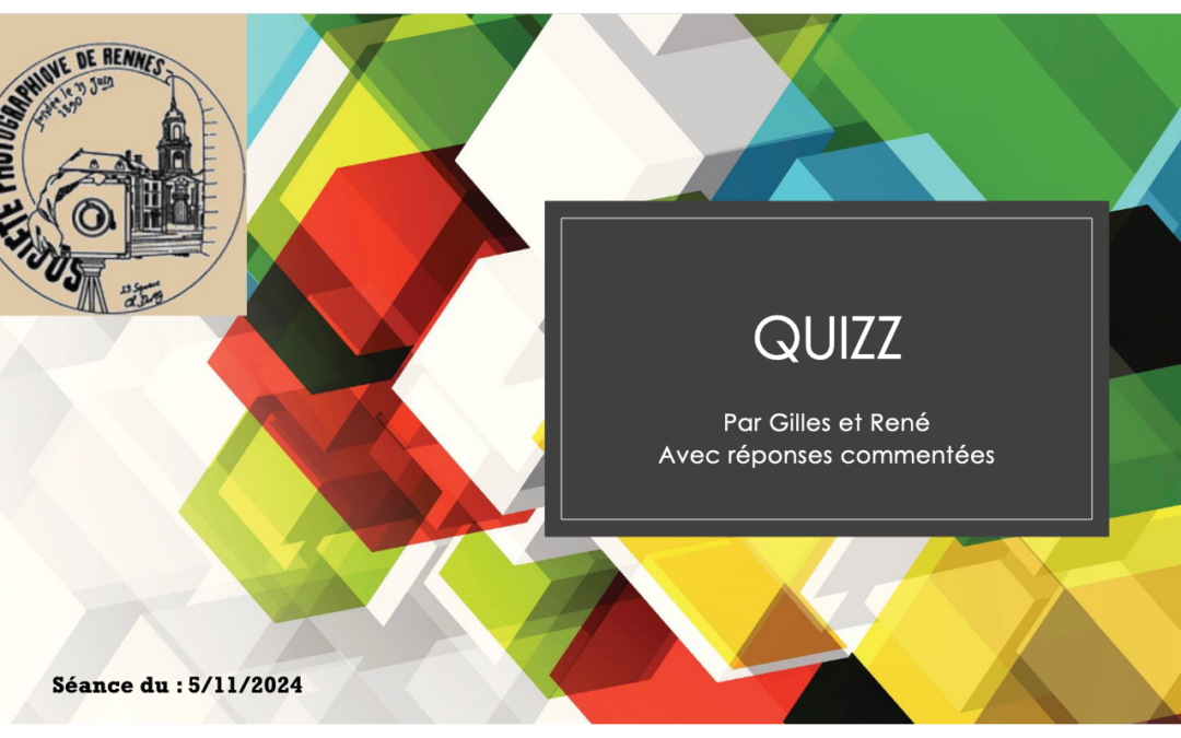 Quizz Photographique